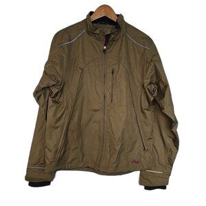 asics womens jacket medium Vented Brown